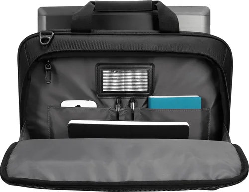 Miniatura 8 de Targus CityLite Maletín para portátil con bandolera y mensajero para laptop de 15.6 pulgadas, Negro (TBT053US)