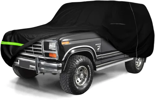 Miniatura 20 de Fundas impermeables para automóvil de repuesto para Ford Bronco 2021-2024 de 4 puertas, 6 capas para todo tipo de clima, cubierta de automóvil