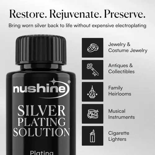 Miniatura 4 de Nushine Solución de chapado en plata, Plata