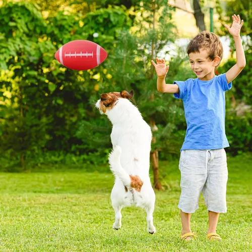 Miniatura 5 de Sosation 12 piezas de mini inflables de fútbol a granel pequeños regalos temáticos de fiesta de fútbol rugby juguetes para juegos al aire libre e