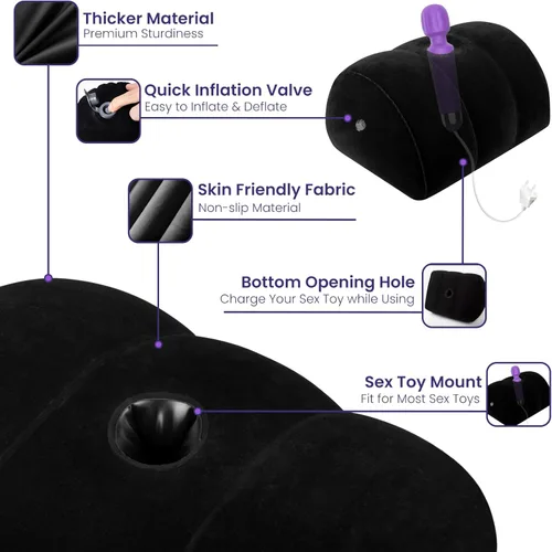 Miniatura 2 de Dildo Montado Cojín de Dildo Almohada de Posición Sexual para Adultos Muebles Sexuales Juguetes Sexuales para Mujeres Silla de Dildo Montaje