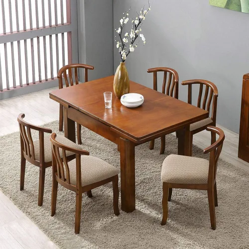 Miniatura 2 de Genina Fundas de Asiento para Sillas de Comedor Fundas Deslizables de Asiento Fundas para Sillas de Cocina (Caqui, 6 Piezas)