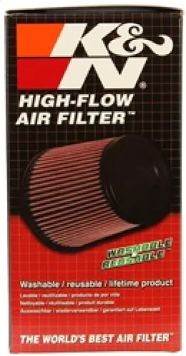 Miniatura 6 de K&N Filtro de Aire Universal con Pinzas de Alta Flujo Original de Toda la Vida: Alto Rendimiento, Premium, Lavable: Diámetro de Brida: 2.25