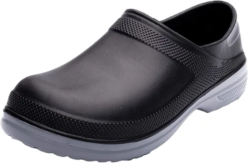 Meidiastra Zapatos de chef antideslizantes e impermeables para hombre y mujer, zapatos de enfermera, zapatos de lluvia, zuecos de trabajo para