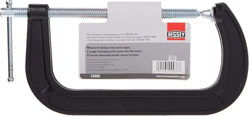 Miniatura 5 de BESSEY CM80 Abrazadera forjada con caída, abrazadera en C, 8 pulgadas, negro