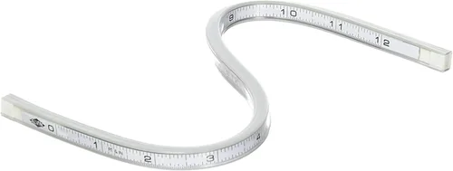 Miniatura 6 de ALVIN - A1044-40, Truflex, curva flexible de aluminio ligero, regla de dibujo multiusos para dibujo, planificación y diseño, ideal para estudiantes