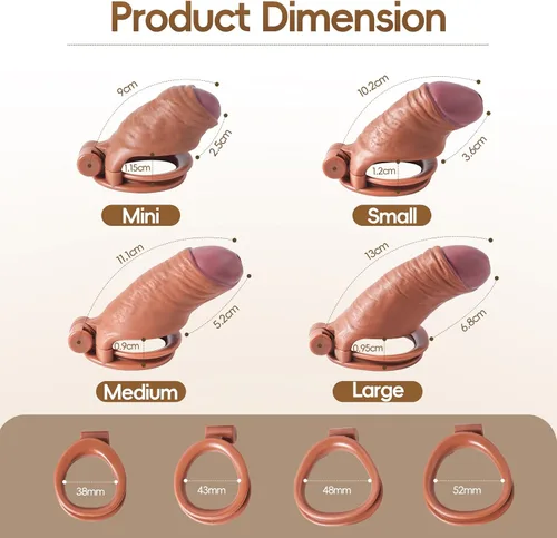 Miniatura 2 de Jaula de castidad masculina, dispositivos de castidad para hombres, jaula de resina de nailon, soporte de jaula de castidad, cinturón para adultos