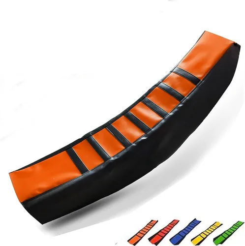 Funda de asiento universal naranja agarre de goma suave para todas las motocicletas, motocross, SXC125, SXF250, EXC300, 450, 500, KX65, KX85,