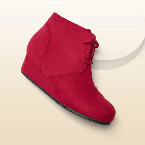 Miniatura 2 de DREAM PAIRS - Botines de tacón bajo para niñas pequeñas y grandes
