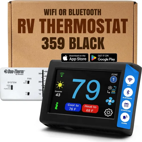 Miniatura 11 de MICRO-AIR EasyTouch - Termostato digital de repuesto para autocaravana, programable y confiable, habilitado para WiFi y Bluetooth, termostato