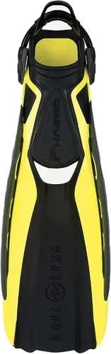 Miniatura 12 de Aqualung Phazer Dive Fins Tri-Material Open-Heel Scuba Diving Swim Fins w/Wave Rib Technology, Hydro Power Vent