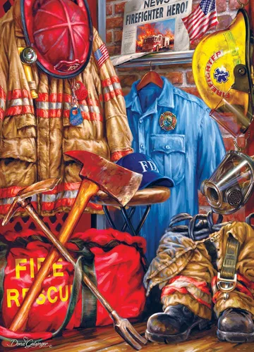 Miniatura 2 de MasterPieces Rompecabezas de 1000 piezas para adultos, familia o jóvenes, fuego y rescate - 19.25 x 26.75 pulgadas