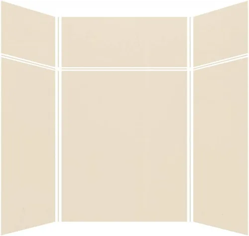 Miniatura 36 de Transolid EWKX483696-41 Expressions - Kit de pared de ducha de 6 paneles con extensión, 36 pulgadas de largo x 48 pulgadas de ancho x 96 pulgadas