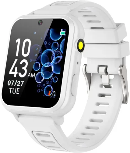 Miniatura 9 de Tixpc Reloj inteligente para niños y niñas con video, cámara, reproductor de música, 39 juegos, podómetro, reloj despertador, calculadora, antorcha
