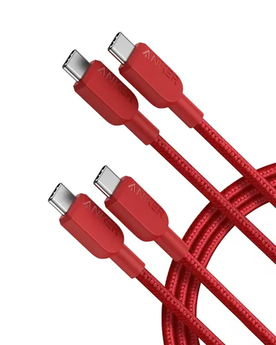 Miniatura 11 de Anker Cable USB C a USB C, Cable Cargador de Carga Rápida Tipo C (6 pies, 2 unidades) para iPhone 17/16 Series, iPad Air 4, MacBook Pro 2022 y más