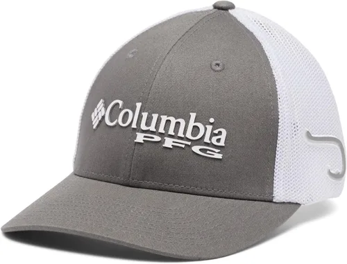 Miniatura 831 de Columbia - Gorra de malla con bandera con árboles unisex para adultos, corona alta