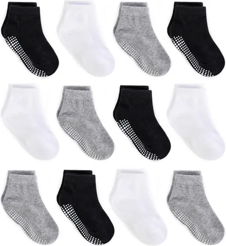 Miniatura 32 de Calcetines tobilleros antideslizantes Zaples para bebés con suelas antideslizantes para bebés, niños pequeños, niños y niñas