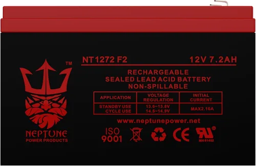 Miniatura 5 de Batería de 12 V SLA Recargable Reemplazo para Verizon FiOS PX12072-HG – Paquete de 2 (12V 7.2Ah F2)