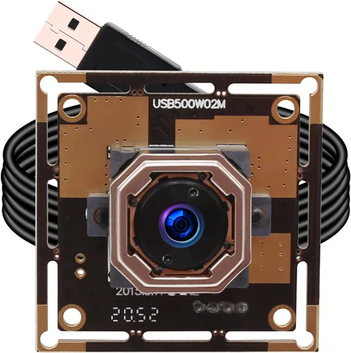 Miniatura 10 de ELP Módulo de cámara USB gran angular con enfoque automático de 5 mp con carcasa de metal OV5640 Mini UVC USB2.0 Lightburn cámara grabador láser