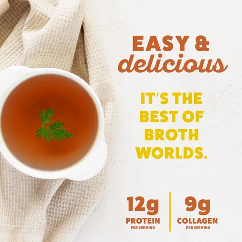 Miniatura 9 de Zoup! Mezcla de caldo de hueso para beber instantáneamente, apto para paleo y cetogénico, con 0.44 onzas de proteína, sin OMG, paquete de proteína