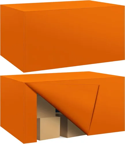 Miniatura 50 de Paquete de 2 manteles ajustados para mesa rectangular de 4 pies, 48 x 24 pulgadas, cubiertas de mesa verde manzana, tela de poliéster resistente al