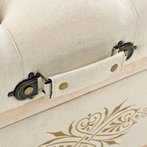 Miniatura 6 de Banco de almacenamiento de abeto de madera maciza para dormitorio, sala de estar, extremo de la cama, 43.3 x 15.7 x 19.7 pulgadas