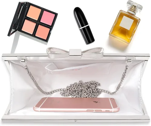 Miniatura 5 de Sumnn Bolsa de mano de noche, cóctel, graduación, diamantes de imitación brillantes, para novia y dama de honor, boda, fiesta, formal, para mujer