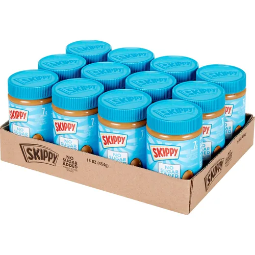 Miniatura 4 de SKIPPY, Mantequilla de maní para untar (paquete de 12) cremosa de 192 onzas
