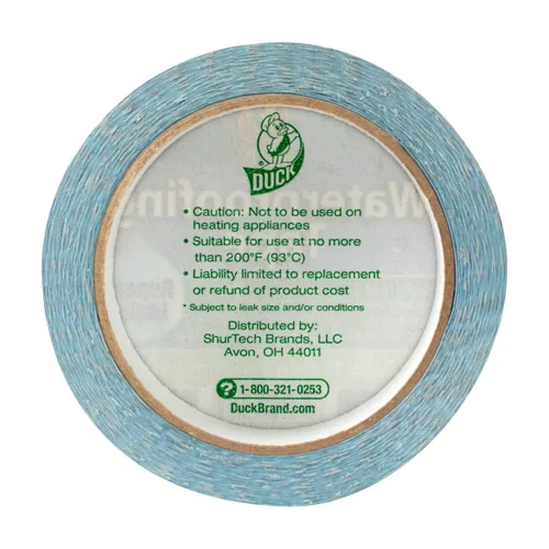 Miniatura 2 de Duck Cinta impermeabilizante de marca, plata, 1.88 pulgadas x 10.9 yardas, 1 rollo (280355)