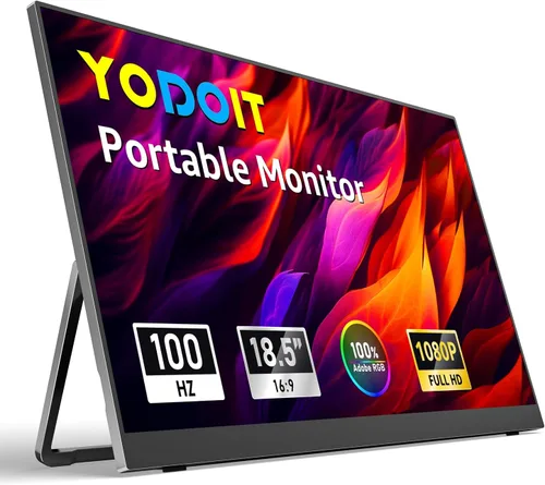 Miniatura 11 de Yodoit Laptop Screen Extender, 14" FHD 1920×1080 Travel Monitor with USB Type C Port and Built-in Speakers Compatible with MacBook