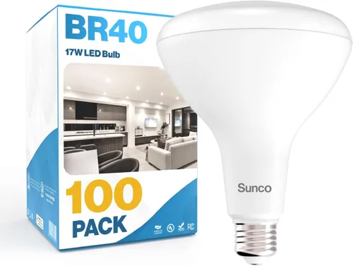 Miniatura 12 de Sunco - Paquete de 8 bombillas LED BR40, luces de inundación para interiores, bombilla empotrada, 1400 LM, 17 W (equivalente a 100 W), blanco cálido