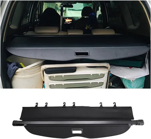 Miniatura 2 de Cubierta retráctil de carga para maletero, compatible con RAV4 2006-2013, pantalla de protección de seguridad para equipaje de maletero (lona)