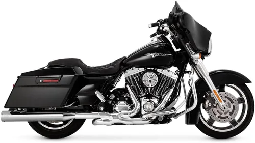 Miniatura 4 de Vance & Hines Eliminator 400 Slip Ons Chrome con tapas de extremo cromadas 16714