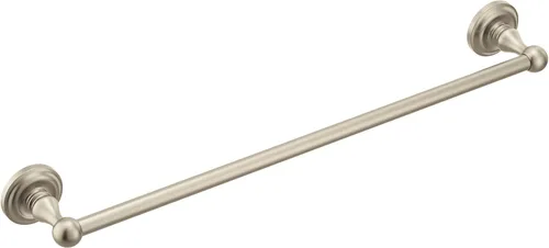 Miniatura 2 de Moen Madison Collection BP6924BN - Toallero individual de baño de níquel cepillado de 24 pulgadas, para colgar en la pared, para manos o cuerpo