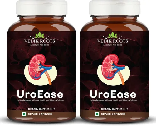 Miniatura 10 de UroEase - Suplemento de hierbas ayurvédicas para la salud renal y los niveles de ácido úrico Apoya la salud del tracto urinario 60 cápsulas