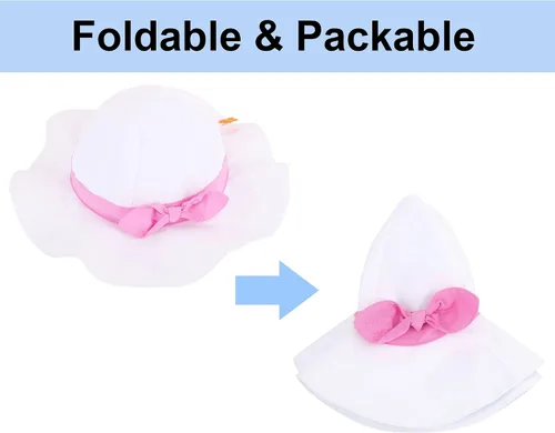 Miniatura 13 de SimpliKids Sombrero de sol para bebé de ala ancha con protección solar UPF 50+ UV Ray