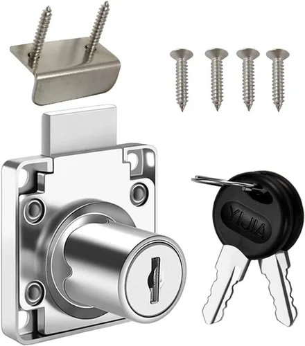 Miniatura 5 de Cerradura de cajón de armario para muebles. Cerradura con llave igual: todas las llaves para este producto son universales.