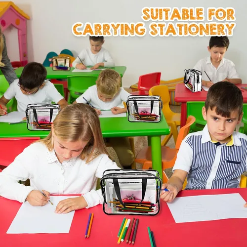 Miniatura 7 de 12 bolsas grandes de almacenamiento de juguetes con cremallera, bolsas de almacenamiento organizadoras transparentes de PVC, impermeables