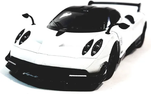 Miniatura 9 de KiNSMART - 2016 Pagani Huayra BC 5" metal fundido a escala 1:38 modelo de coche de juguete con acción de retroceso (Azul)