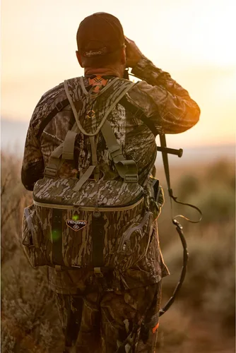 Miniatura 5 de TENZING Paquete lumbar unisex para adultos, Mossy Oak Bottomland Paquete de caza ajustable duradero compatible con H2O con 5 compartimentos, 5