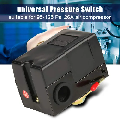 Miniatura 8 de Interruptor del compresor de aire, interruptor de válvula regular universal de control de presión 95-125 PSI 1pc
