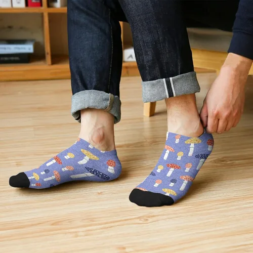 Miniatura 6 de devor Mens Athletic Socks Dress for Mens Socks No Show Athletic Socks Fashionable Mushrooms Funny Mushrooms Magic Mushrooms Plant Forest Sock