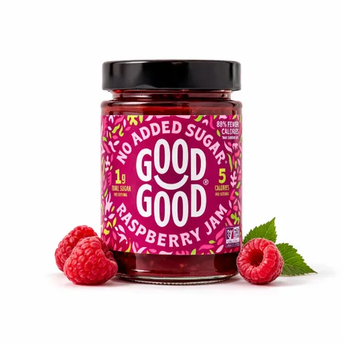 Miniatura 14 de GOOD GOOD Cherry Jam - Sin azúcar añadida - Bajo en calorías - Sin gluten y vegano - Apto para diabéticos y keto - 12 oz / 330 g (paquete de 1)