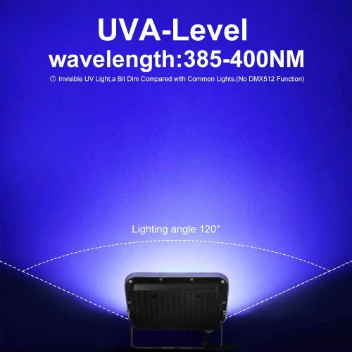 Miniatura 2 de Luces negras para fiestas, 2 unidades, 30 W, lámpara ultravioleta LED, fluorescente, fluorescente, resplandor en la oscuridad, para decoraciones