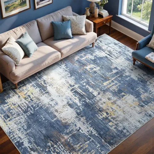 Miniatura 52 de Alfombra de pasillo lavable de 2 x 6 pies, antideslizante, de pelo bajo, alfombra de área de cocina, alfombra suave y larga para entrada, alfombra