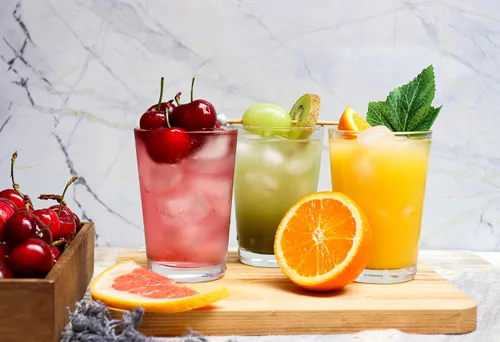 Miniatura 5 de Glaver's Vasos de jugo de 7 oz. Juego de 10 vasos de vidrio – Vasos de agua para bebidas para el hogar y bar, agua, cócteles, té helado. Apto
