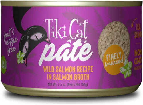 Miniatura 10 de Tiki Cat Luau Pâté, receta de atún y caballa Ahi en consumo de atún, nutrición equilibrada sin granos, comida enlatada húmeda para gatos, para todas