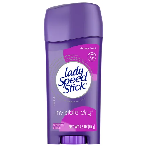 Miniatura 8 de Lady Speed Stick Desodorante antitranspirante para mujer, protección contra el sudor y el olor 72 HR, secado invisible, aroma fresco de ducha, barra