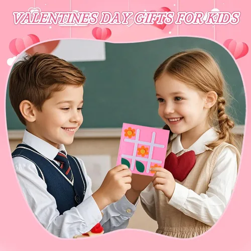 Miniatura 2 de Paquete de 30 Mini Juegos de Mesa Tic Tac Toe para Niños y Familia, Obsequios para Fiestas de Cumpleaños, Rellenos para Bolsas de Dulces para Niños