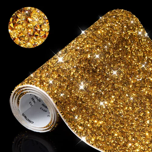 Calcomanías de diamantes de imitación brillantes, diamantes de imitación para manualidades, calcomanías autoadhesivas para automóvil, decoración del
